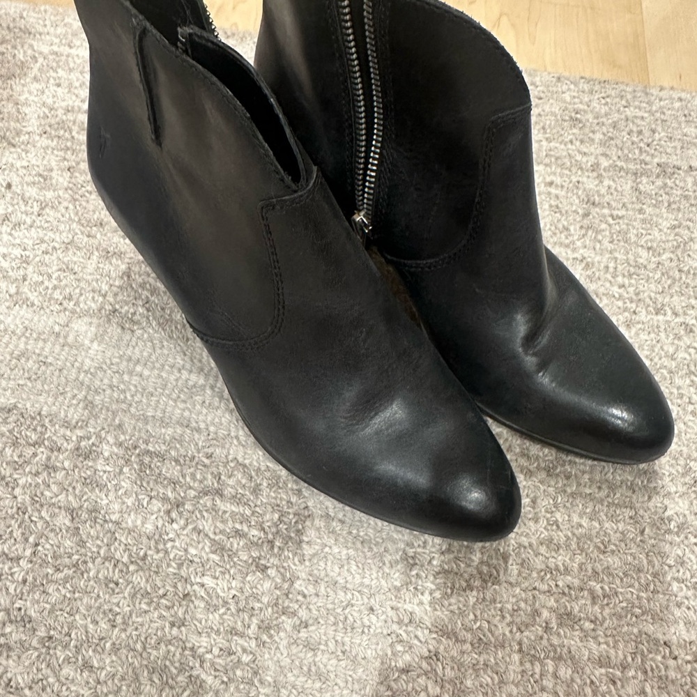 Frye Black Ankle Boots